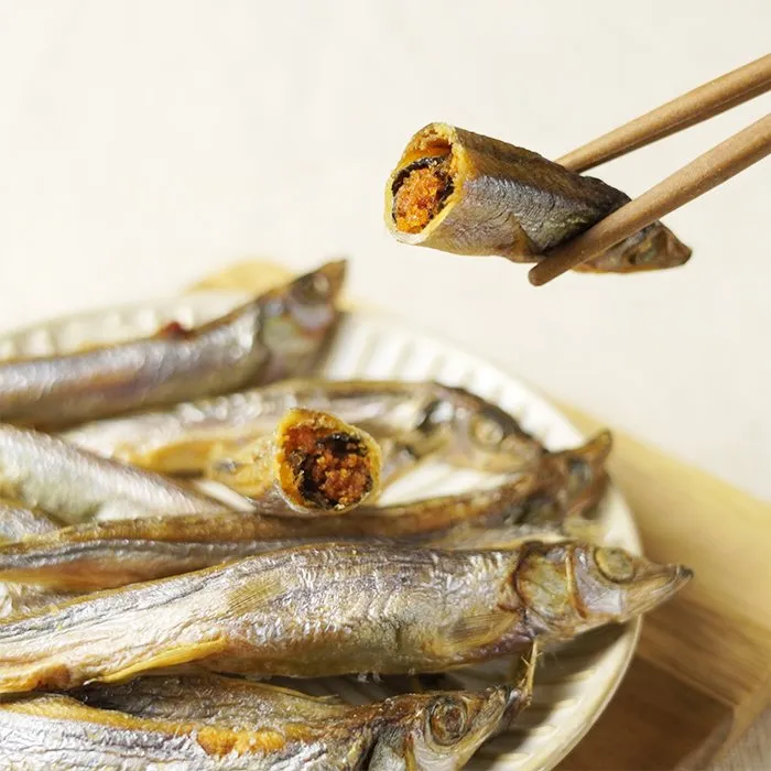 天然原肉 凍乾零食 (海味) 爆蛋柳葉魚